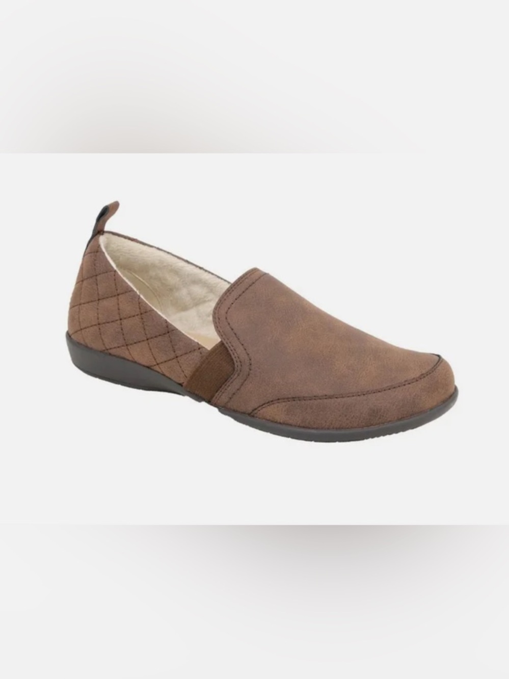 JSport Women's Lisa Casual Slip On Shoes Lined Comfort Brown Size US 9